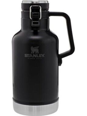 Stanley Classic Easy-Pour Growler 64oz Insulated Stainless Steel Matte Black
